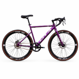 Bicicleta Hola Fixed Rin 700 Acero Ultraliviano Frenos De Disco